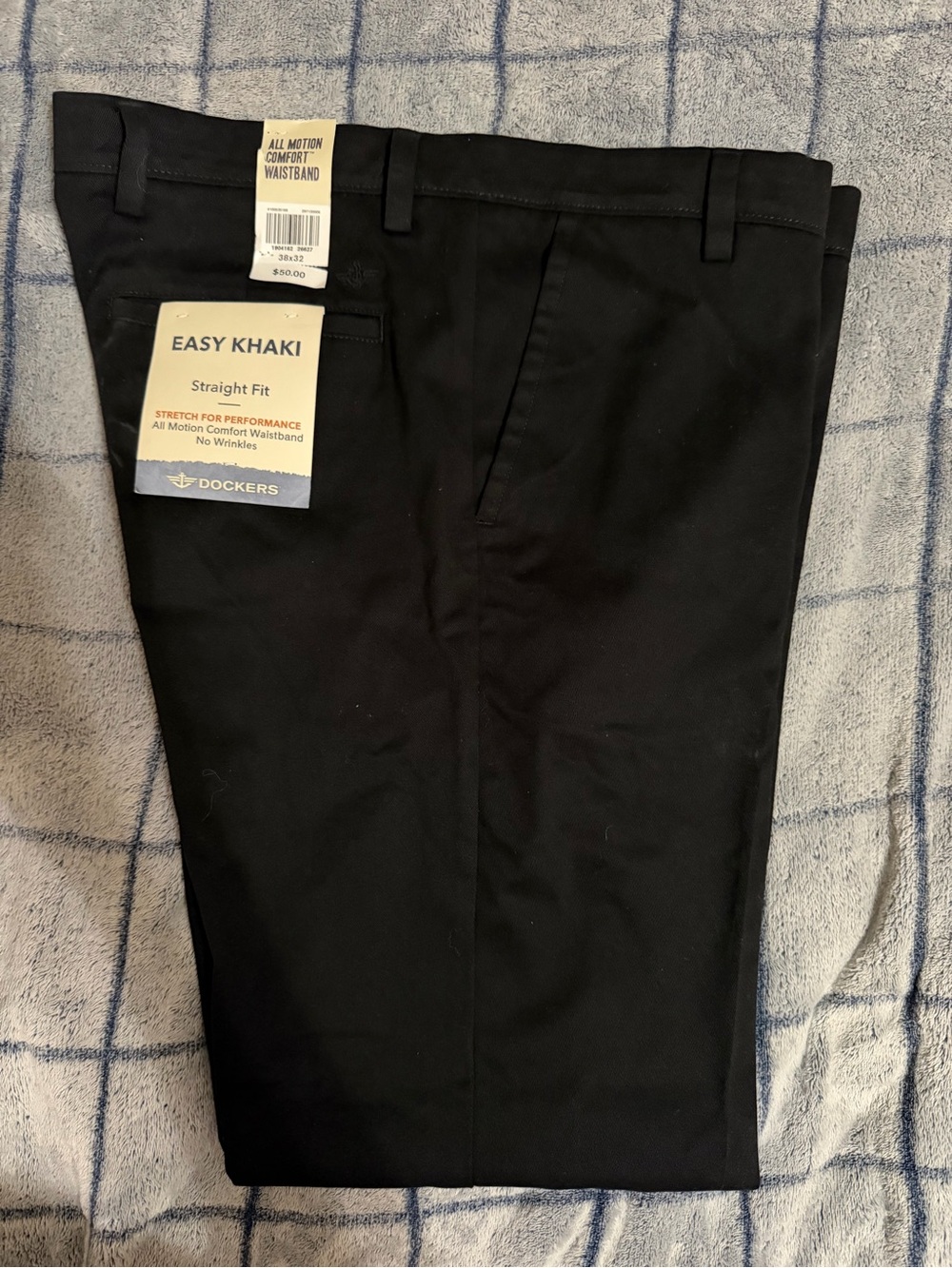 Dockers Easy Khaki Straight Fit Pants - Black